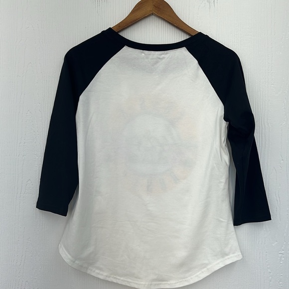 DREAGAL - Guns N Roses Yellow Graphic Black And White Baseball T Small - Picture 8 of 8